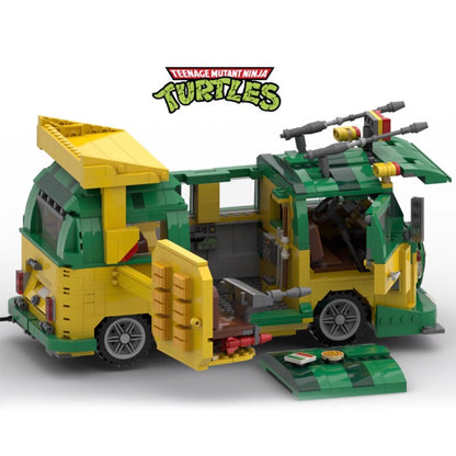 party wagon building set | tmnt | moc-152142 - 2