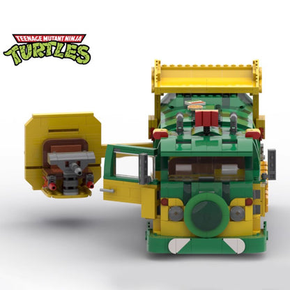 party wagon building set | tmnt | moc-152142 - 4