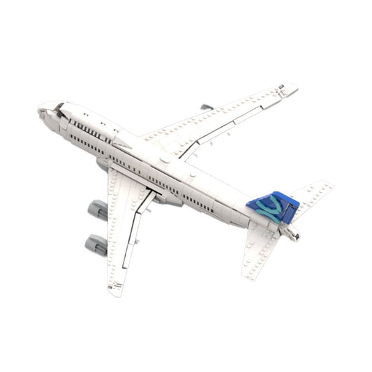 Passenger Airplane MOC Building Kit | Inspired by 747 Aircraft Model - 1