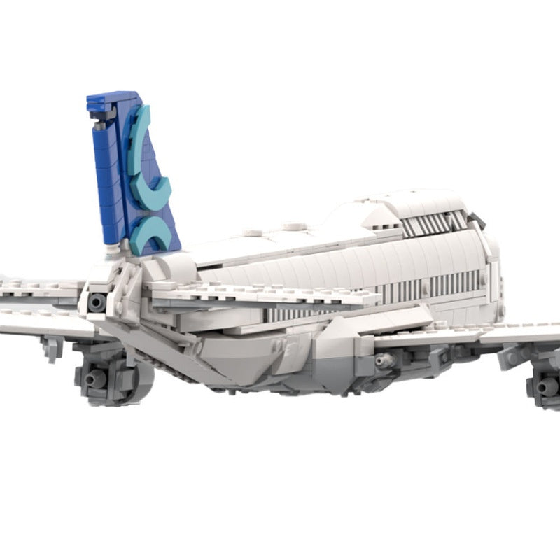Passenger Airplane MOC Building Kit | Inspired by 747 Aircraft Model - 3