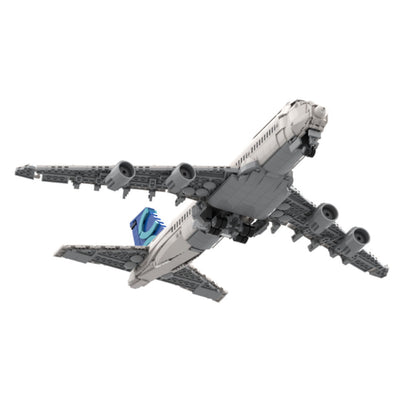 Passenger Airplane Model Building Kit | Inspired by 747 | LEGO-Compatible MOC - 2