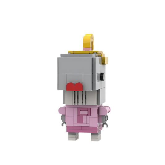 pearl krabs brickheadz building set | spongebob | lego-compatible moc - 1