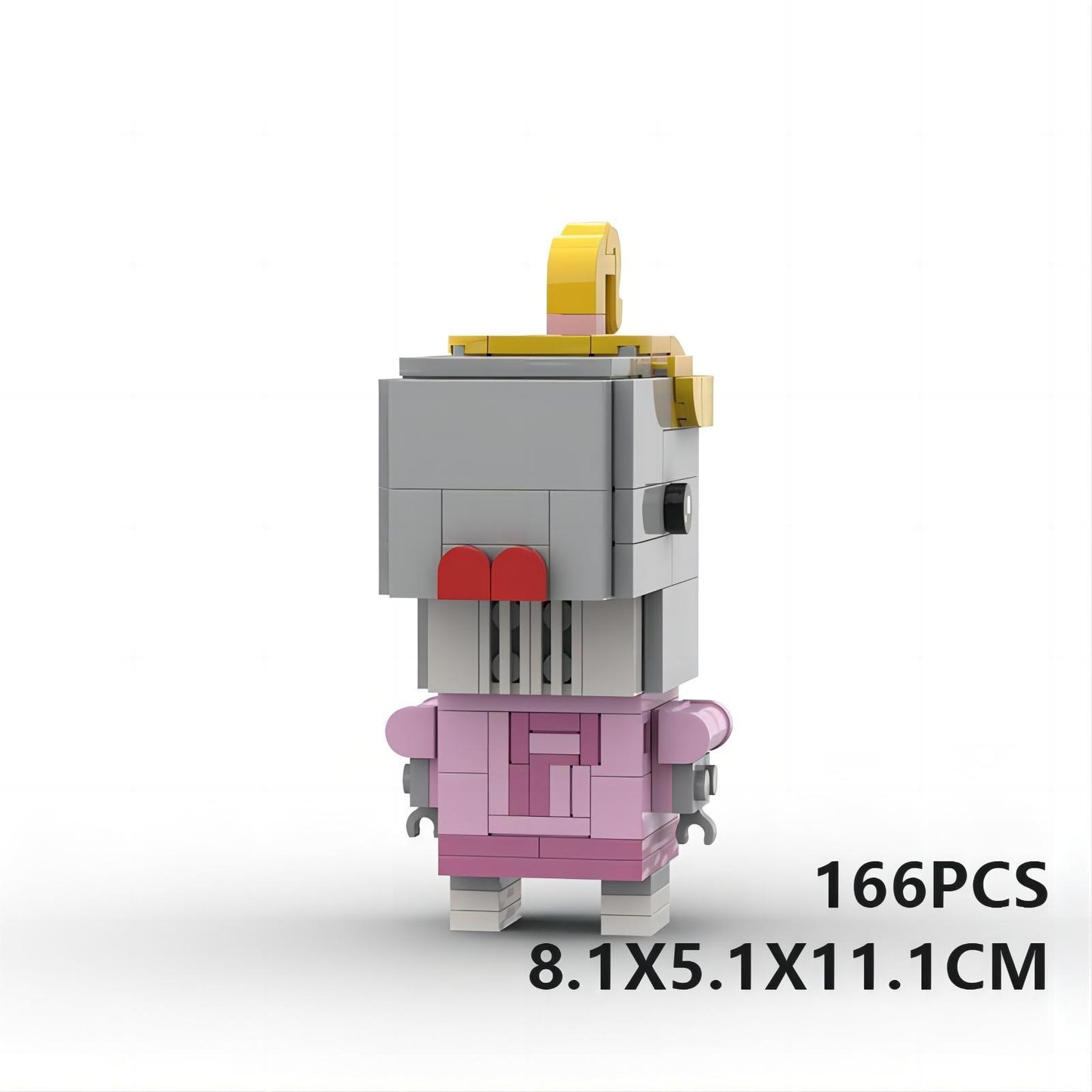 pearl krabs brickheadz building set | spongebob | lego-compatible moc - 2