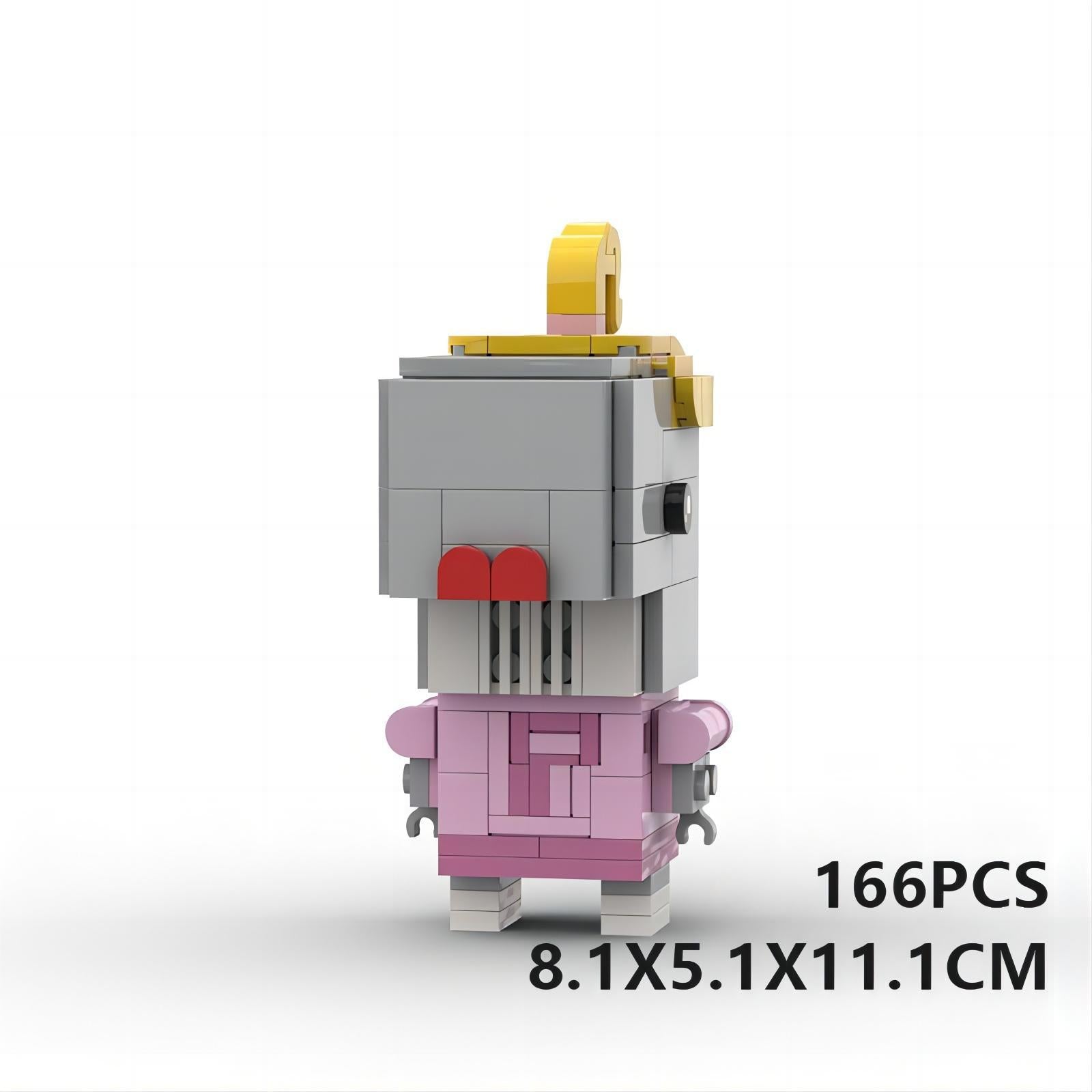 pearl krabs brickheadz building set | spongebob | lego-compatible moc - 2