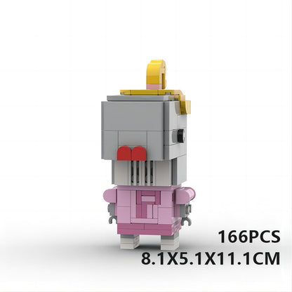 pearl krabs brickheadz building set | spongebob | lego-compatible moc - 2