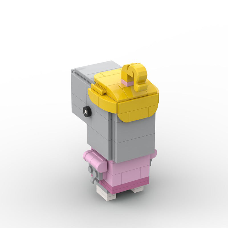 pearl krabs brickheadz building set | spongebob | lego-compatible moc - 4