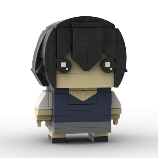 peni parker spider-verse moc brickheadz | lego-compatible set - 2