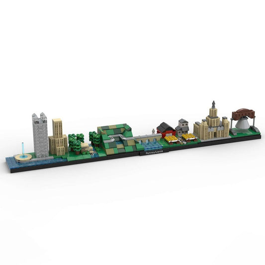 Pennsylvania Skyline MOC Building Kit | City Architecture Display Model - 1