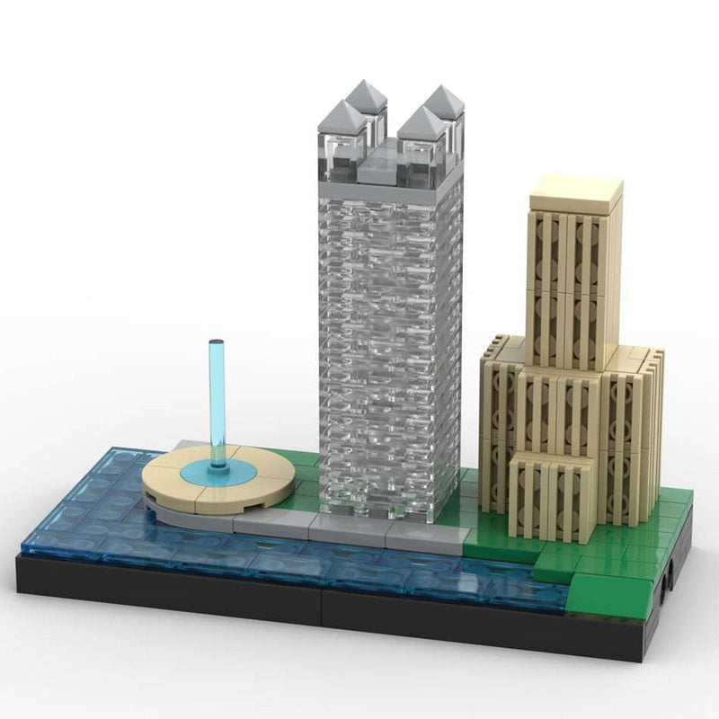 Pennsylvania Skyline MOC Building Kit | City Architecture Display Model - 3
