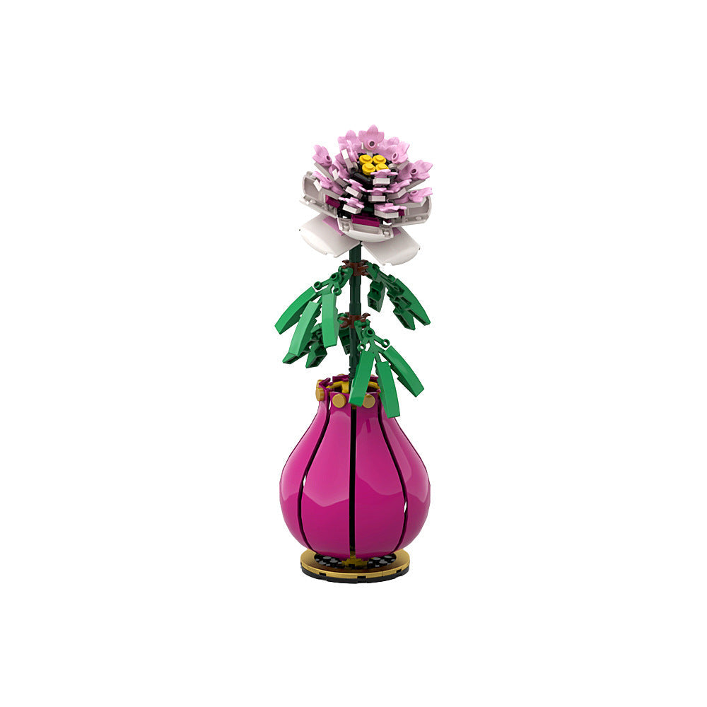 Peony Flower Building Kit | LEGO-Compatible MOC - 3