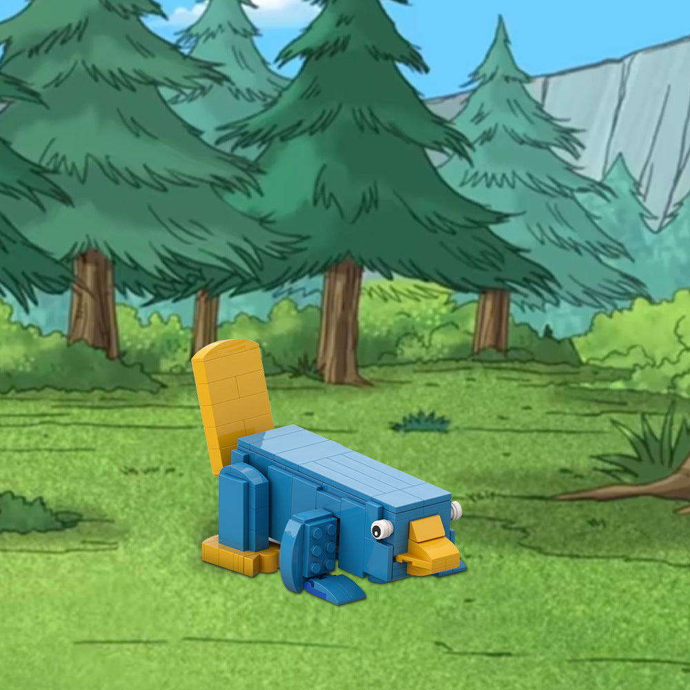 perry the platypus building set | phineas and ferb | moc-208394 - 1