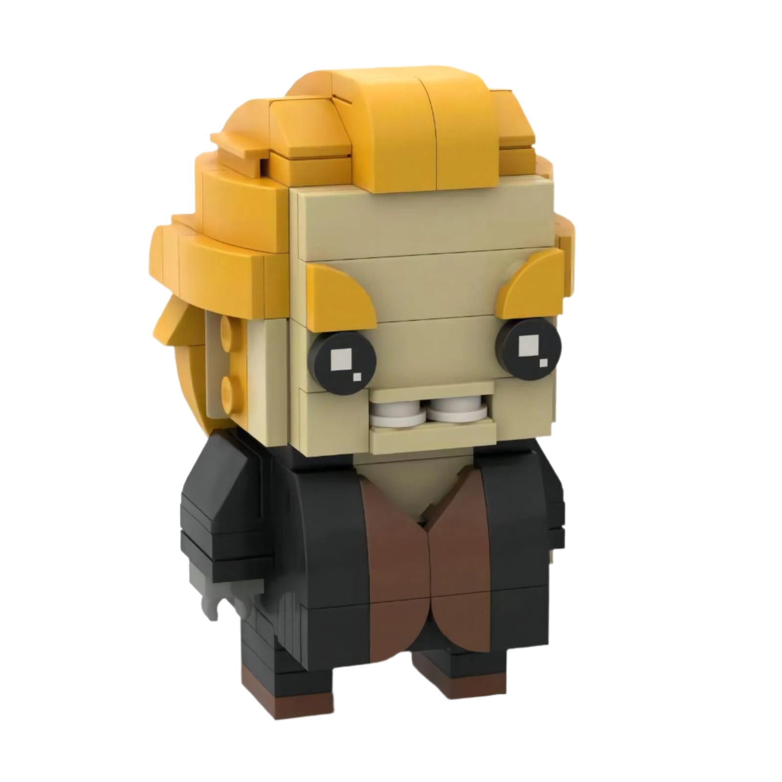 peter pettigrew brickheadz moc building set | harry potter | compatible with lego - 1