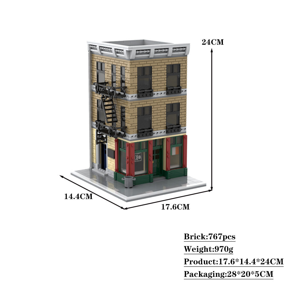 peter's apartment/nelson & murdock office/irish pub modular building | moc-144374 - 4