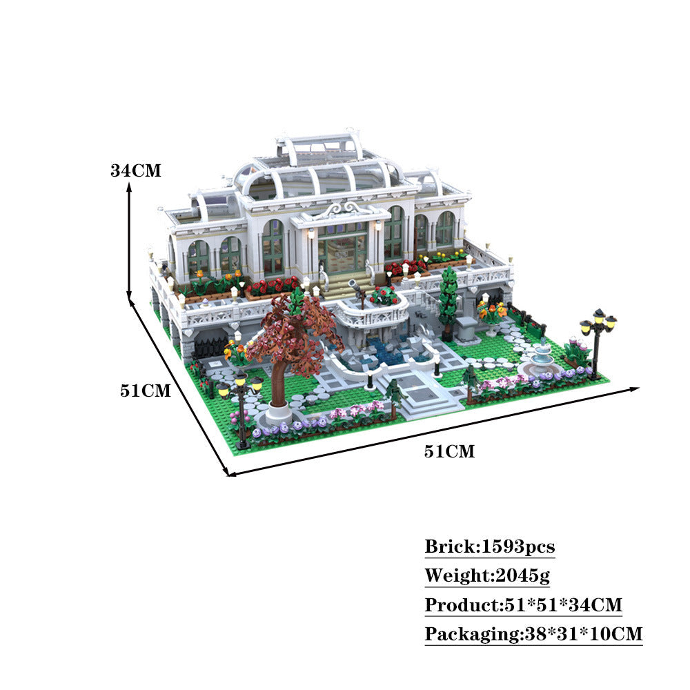 Petit Botanic Palace Garden Building Kit | LEGO-Compatible MOC - 4
