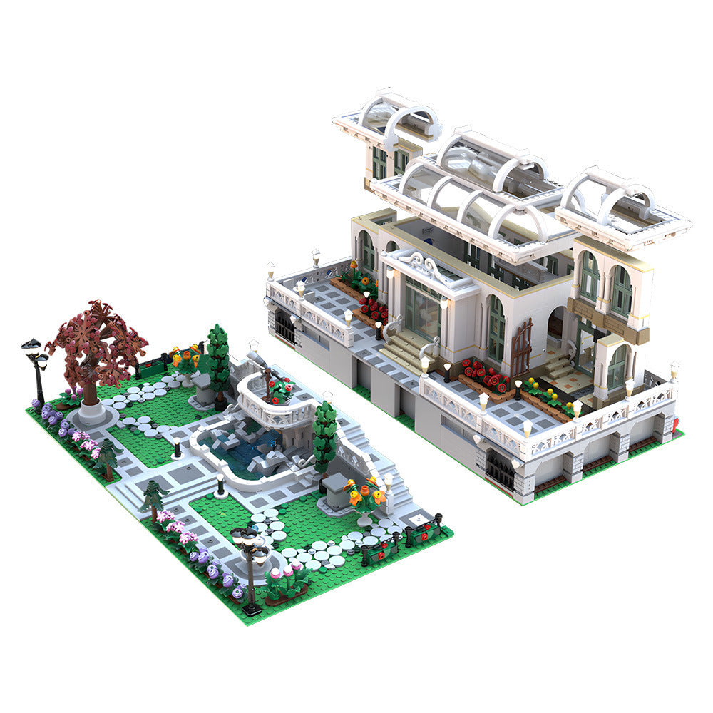petit botanic palace garden building set | moc-203814 - 2