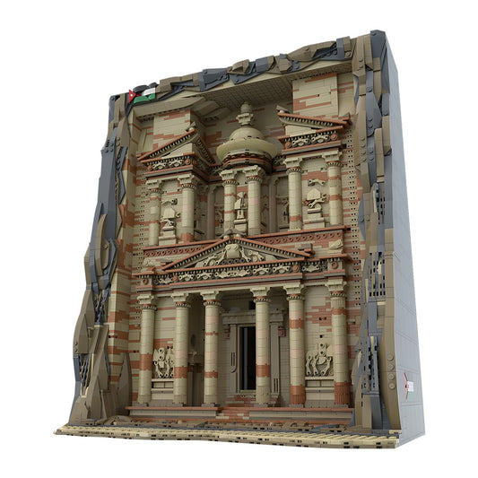 petra - the treasury moc building set | indiana jones | moc-202360 - 2