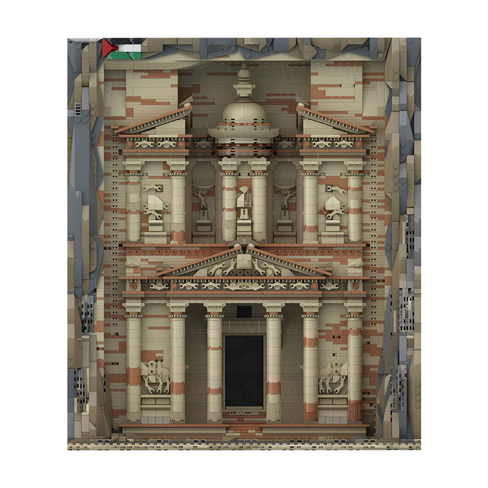 petra - the treasury moc building set | indiana jones | moc-202360 - 5