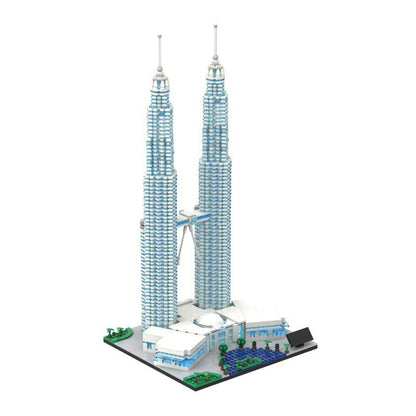 Petronas Twin Towers Building Kit | LEGO-Compatible MOC - 2