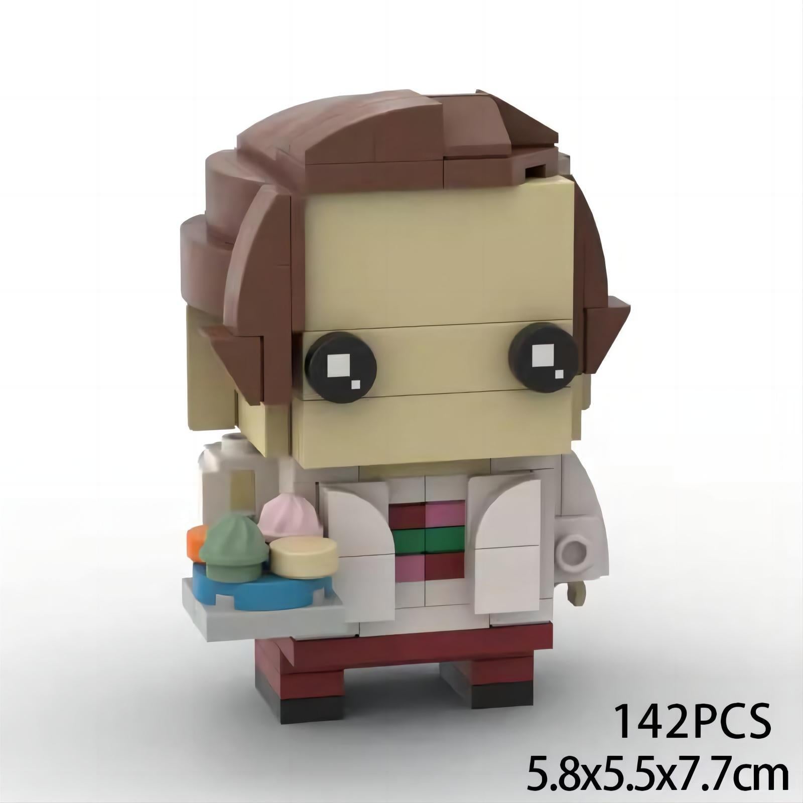 petunia dursley brickheadz moc | harry potter | compatible with lego - 3