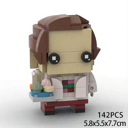 petunia dursley brickheadz moc | harry potter | compatible with lego - 3