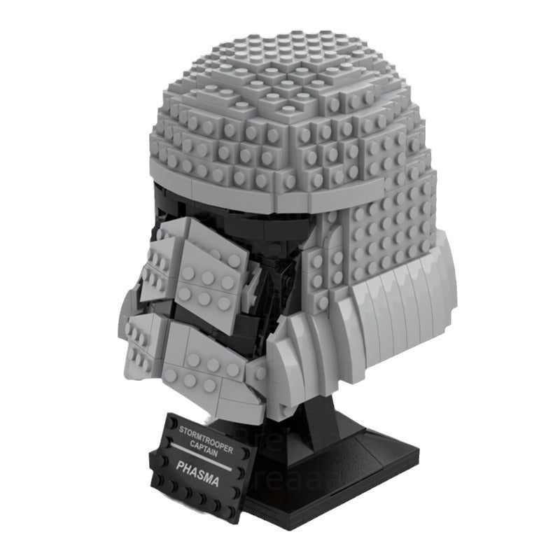 phasma helmet building set | star wars | moc-93397 - 4