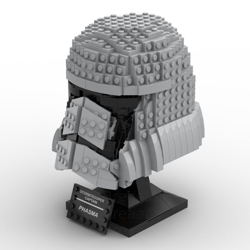 phasma helmet building set | star wars | moc-93397 - 5