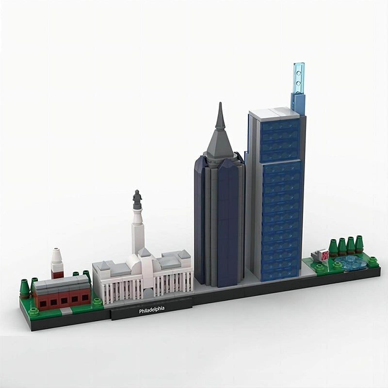 Philadelphia Skyline MOC Building Kit | Urban Architecture Model - 1