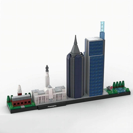 Philadelphia Skyline MOC Building Kit | Urban Architecture Model - 1