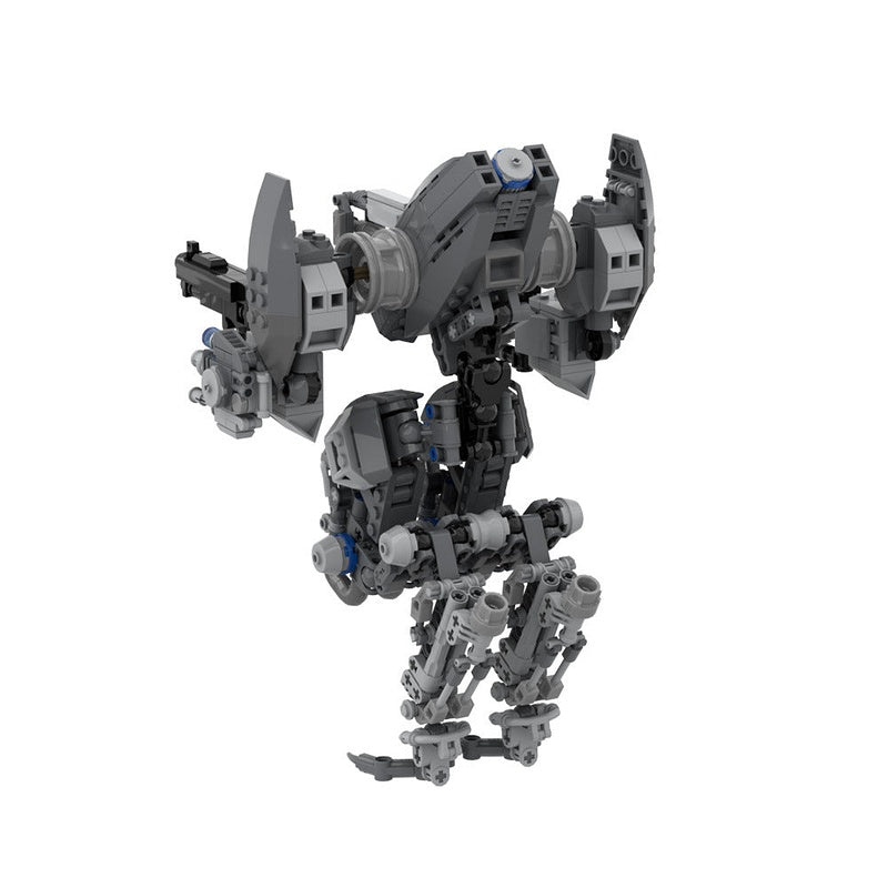 Phobos Mecha MOC Building Kit | Futuristic Robot Figure Model - 6