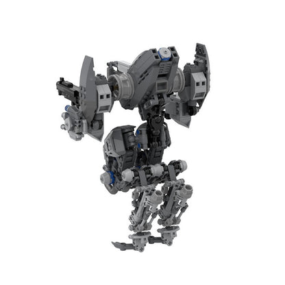 Phobos Mecha MOC Building Kit | Futuristic Robot Figure Model - 7