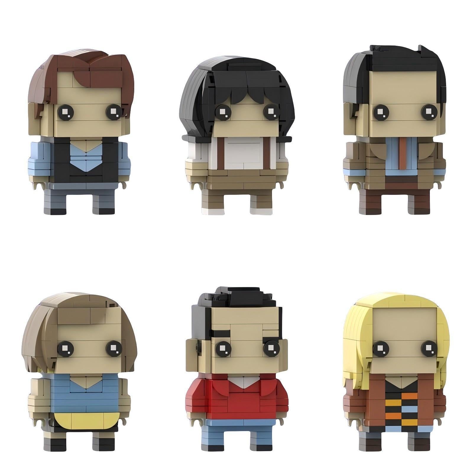 phoebe buffay brickheadz building kit | friends | moc-217685 - 1