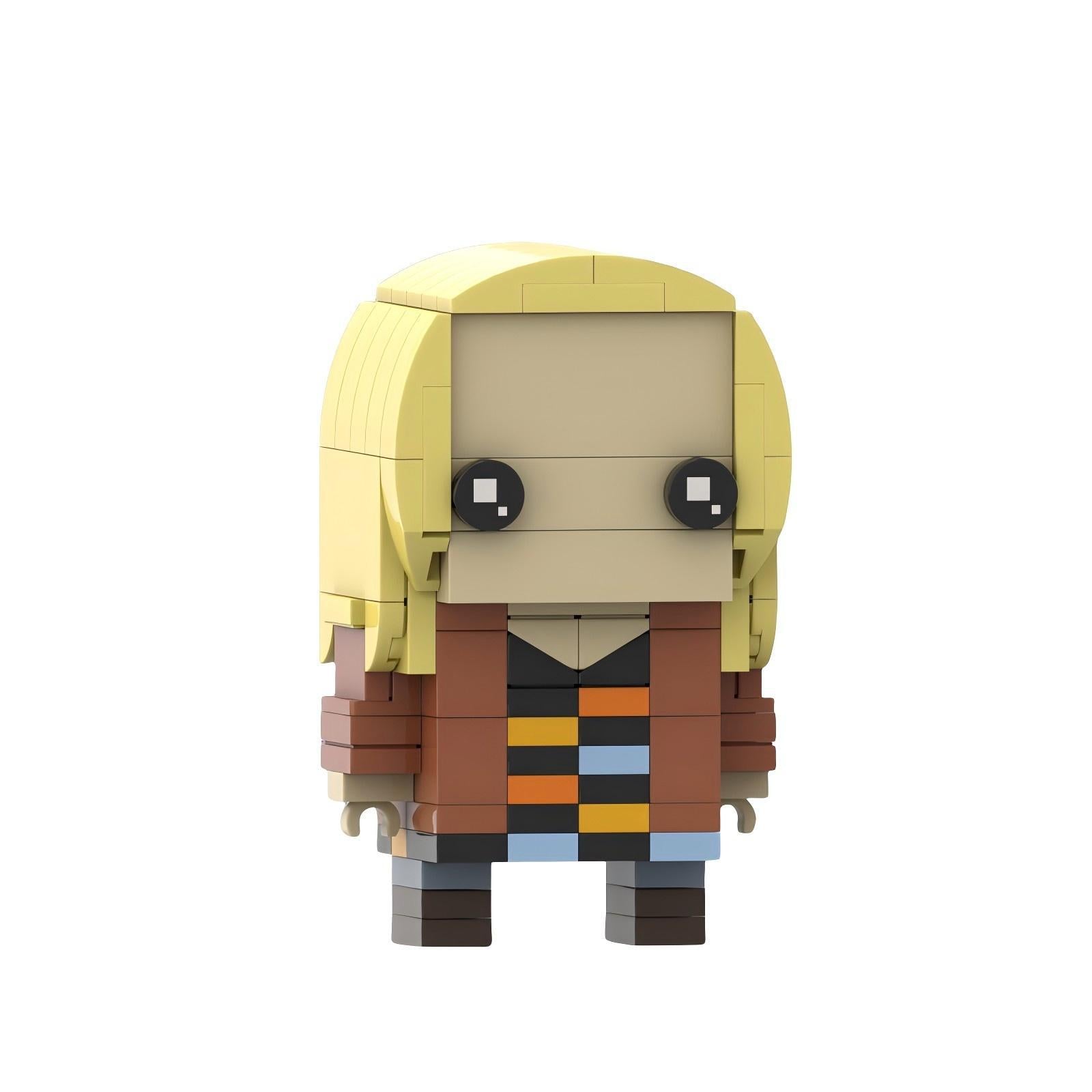 phoebe buffay brickheadz building kit | friends | moc-217685 - 2