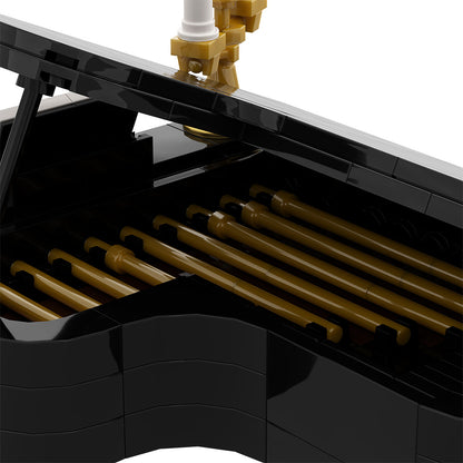 piano moc building set | lego compatible - 8