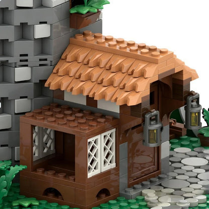 Pigeon Keeper's House MOC Building Kit | Rustic Dovecote Tower - 3