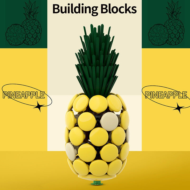 Pineapple MOC Tropical Fruit Display Building Kit - 2