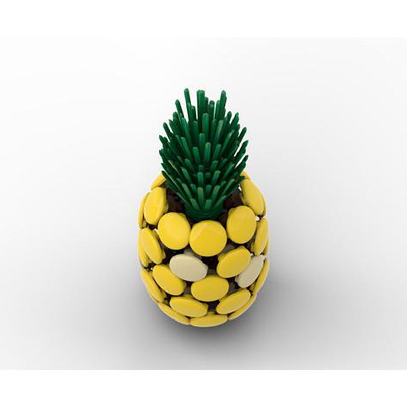 Pineapple MOC Tropical Fruit Display Building Kit - 3