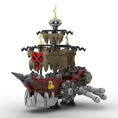 Pirate Ship Heartless Building Kit | LEGO-Compatible MOC - 4