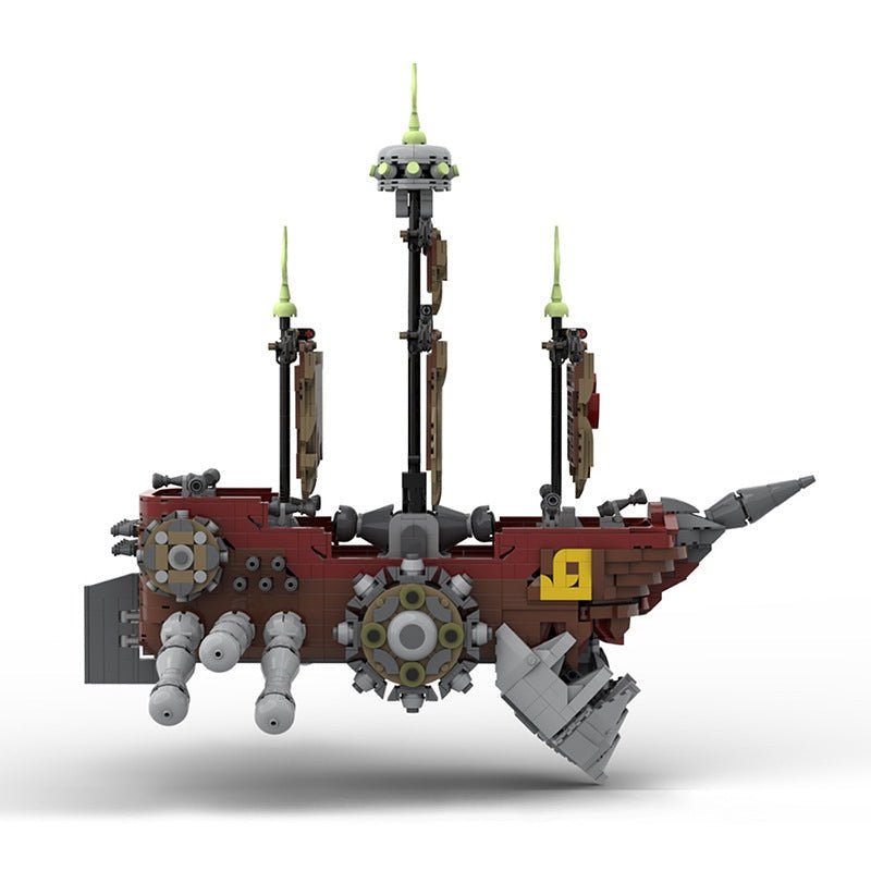 Pirate Ship Heartless MOC Fantasy Pirate Vessel Building Kit - 2