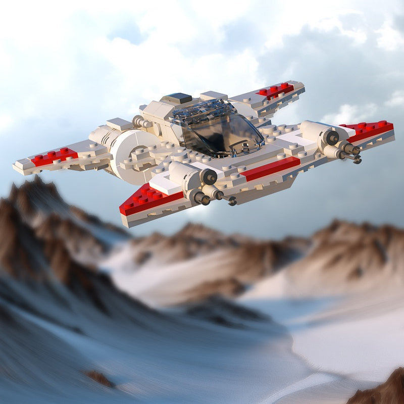 Pirate Snubfighter Space Pirate Starfighter Building Kit | LEGO-Compatible MOC - 1