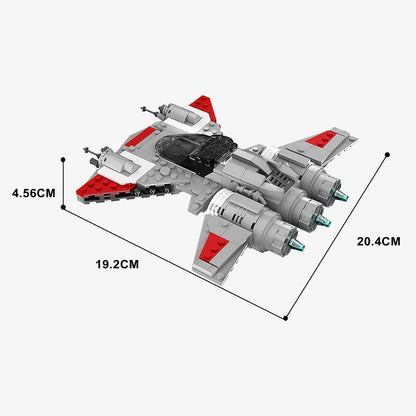 Pirate Snubfighter Space Pirate Starfighter Building Kit | LEGO-Compatible MOC - 5