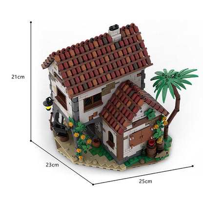Pirates Blacksmith House MOC Building Kit | Medieval Workshop Model - 6