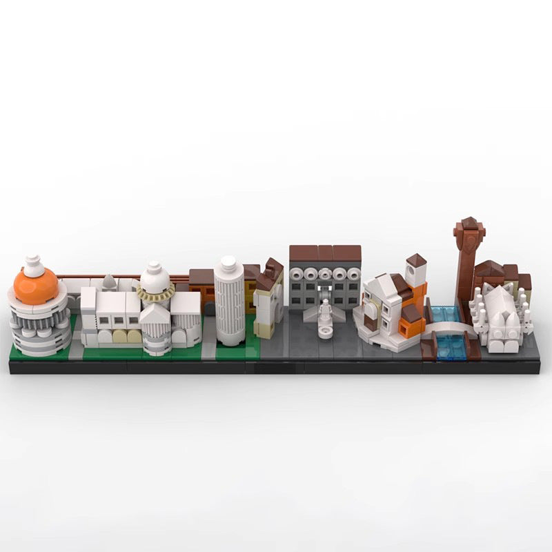 pisa skyline building set | moc-142962 - 3