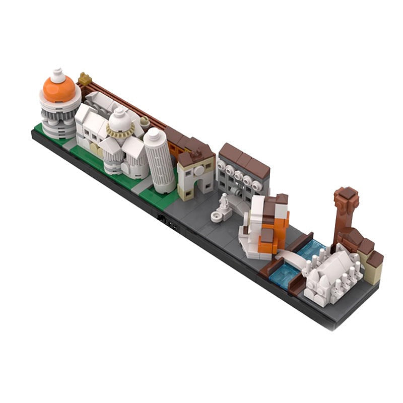 Pisa Skyline MOC Architecture Building Kit - 1