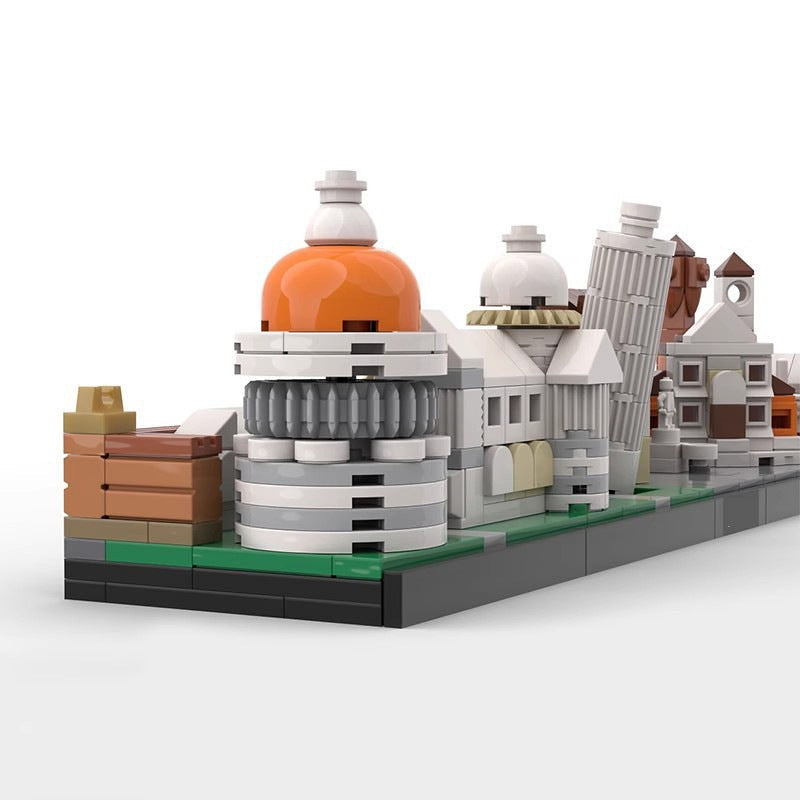 Pisa Skyline MOC Architecture Building Kit - 2