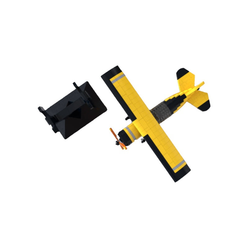 Pitts Model 12 Biplane MOC Building Kit | Aerobatic Aircraft Model - 2