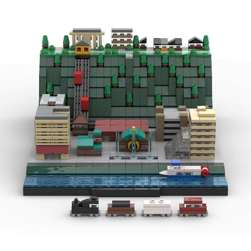 pittsburgh pennsylvania - mount washington skyline building set | moc-63362 - 3