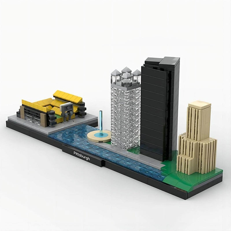 Pittsburgh Skyline MOC Building Kit | City Architecture Model - 3