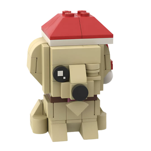 pizza dog brickheadz moc set | lego-compatible marvel pet toy - 2