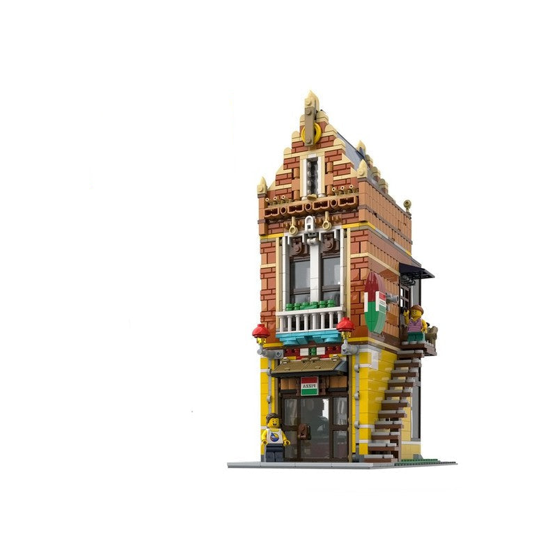 Pizzeria Building Kit | LEGO-Compatible MOC - 2