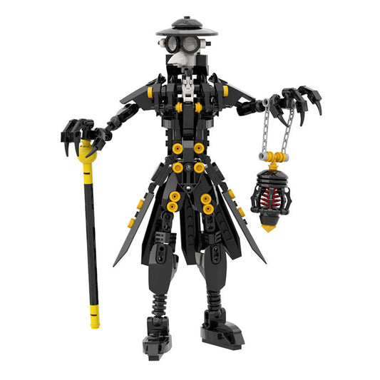 Plague Doctor Figure MOC Building Kit | LEGO-Compatible MOC - 1